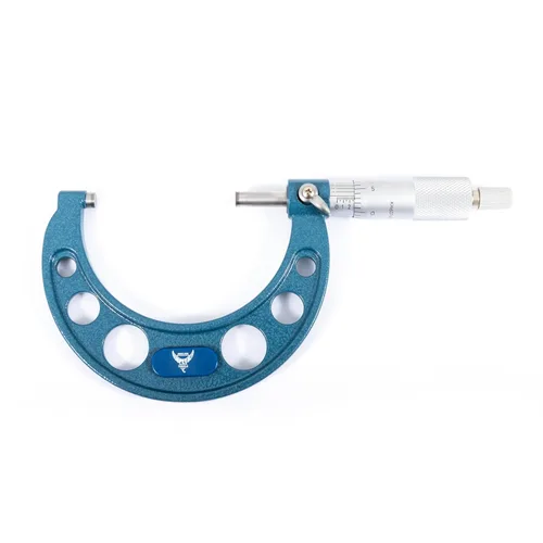 Miniatura 12 de PEC Tools Micrómetro exterior de 0-1", herramienta de medición de precisión de grado industrial, acero endurecido, micrómetro de alta precisión
