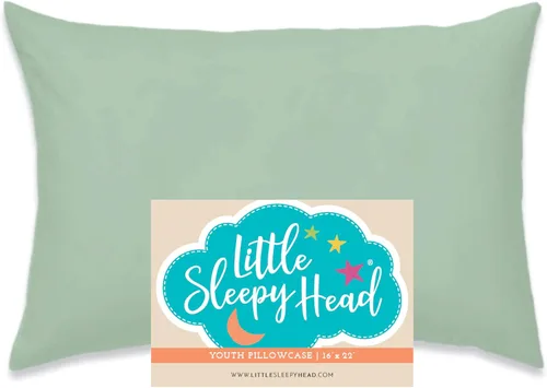 Miniatura 71 de Little Sleepy Head Funda de almohada para niños pequeños, 100% algodón y funda de almohada hipoalergénica para almohada de niños pequeños, funda