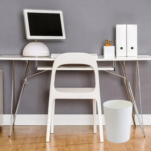 Miniatura 5 de UUJOLY Cubo de basura pequeño de plástico, cesta de basura para baños, lavandería, cocinas, oficinas, habitaciones de niños, dormitorios