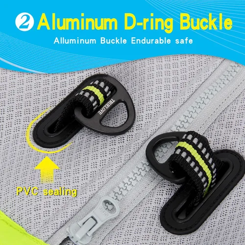 Miniatura 3 de JUXZH Truelove - Chaleco de refrigeración para perro, chaqueta enfriadora con cremallera ajustable para entrenamiento de caza al aire libre