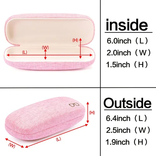 Miniatura 3 de Vemiss - Funda rígida para lentes de sol (lino)