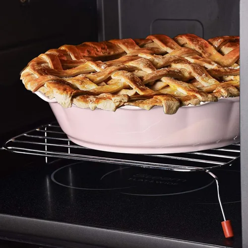 Miniatura 4 de Bosmarlin Molde de cerámica para tartas de 9 pulgadas, 50 onzas, plato para tartas para hornear, microondas, apto para horno y lavavajillas