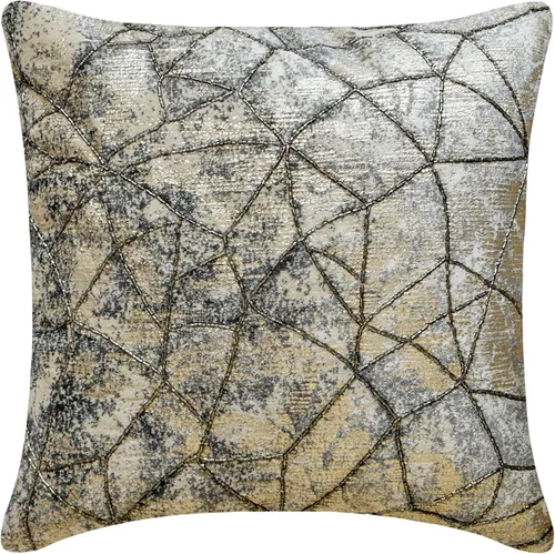 Miniatura 30 de The HomeCentric Funda de cojín para silla, fundas de almohada decorativas de 22 x 22 pulgadas (21.7 x 21.7 in), color plateado, fundas de almohada