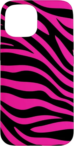 Miniatura 6 de Zebra Animal Print Pattern Black and Pink Cute Phone Case for iPhone 17