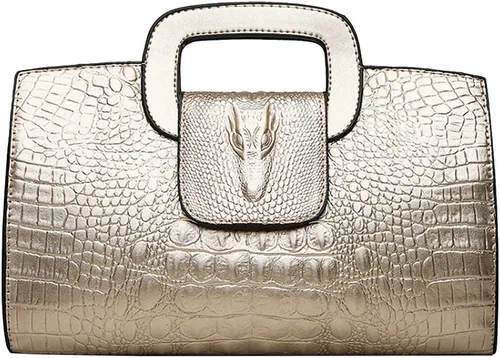 ZLMBAGUS - Bolso de mano para mujer, diseño vintage con solapa y asa, de piel sintética, para llevar al hombro