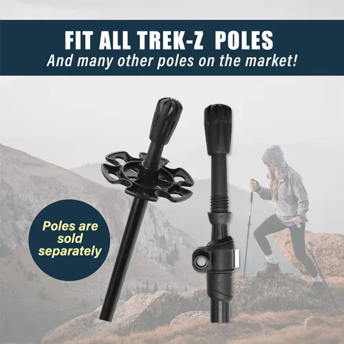 Miniatura 3 de TREKOLOGY Trekking Pole Tips - Walking Sticks Replacement Tip Protectors - 11mm Hole Diameter - Fit Most Standard Hiking Poles
