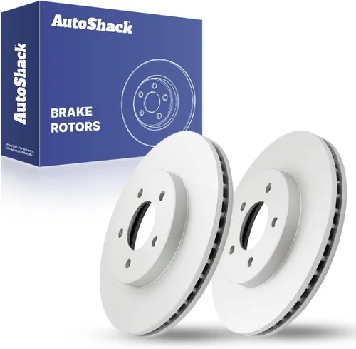 AutoShack 11.92" (302.7 mm) Rotores de freno ventilados delanteros con revestimiento de reemplazo para 2005-2012 Ford Escape 2005-2011 Mercury