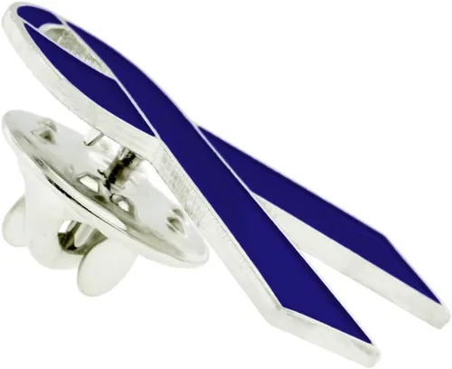 Miniatura 10 de PinMart Awareness - Pin de solapa esmaltado – Pin de cinta chapado en níquel y oro – Cinta de prevención y conciencia – Broche de joyería con parte