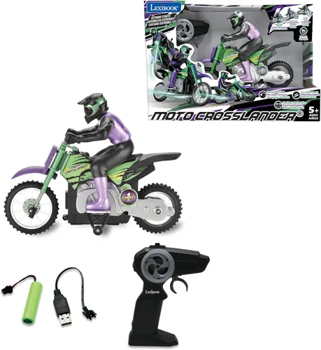 Miniatura 12 de LEXiBOOK, Crosslander® Racing, auto de carreras de control remoto, Fórmula 1, hasta 10 km/h, efectos de luz y sonido, chorro de humo, control remoto