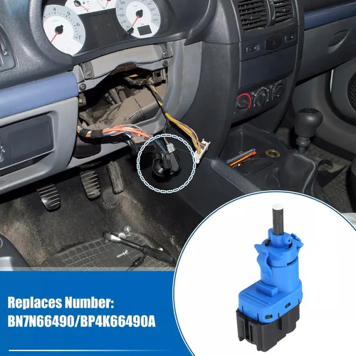 Miniatura 5 de Interruptor de luz de freno de 4 pines 4838697 compatible con Ford F-150/Focus/Fusion, Mazda 2/3/5/6/CX-3/CX-5/CX-9, Volvo V50, Lincoln MKZ/MKC