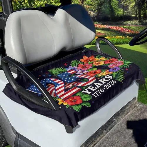 Miniatura 39 de AFPANQZ Toalla personalizada para cubierta de asiento de carrito de golf, añade tu texto, imagen, logotipo, nombre, protector de asiento de carrito