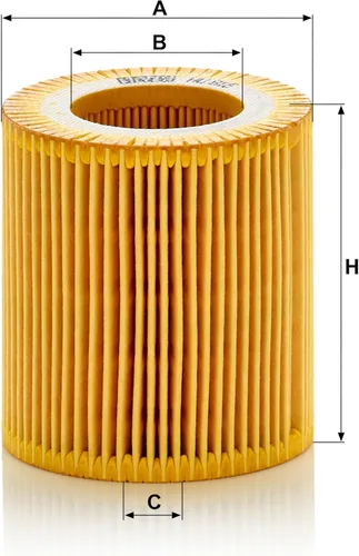 Miniatura 3 de Mann Filter HU 816 x Cartucho de repuesto de filtro de aceite con junta de tapón de drenaje de aceite compatible con BMW 125i (2009-2010), 128i