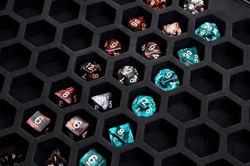 Miniatura 4 de Dice Palace - Estuche de almacenamiento y exhibición de dados 2 en 1 para guardar juegos y colecciones de dados DND Pathfinder Call of Cthulu - Caja