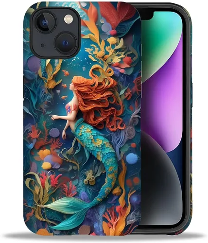 Miniatura 114 de DAIZAG Funda compatible con iPhone 11, hermoso color arena, patrón completo, carcasa rígida híbrida de plástico TPU + funda de protección