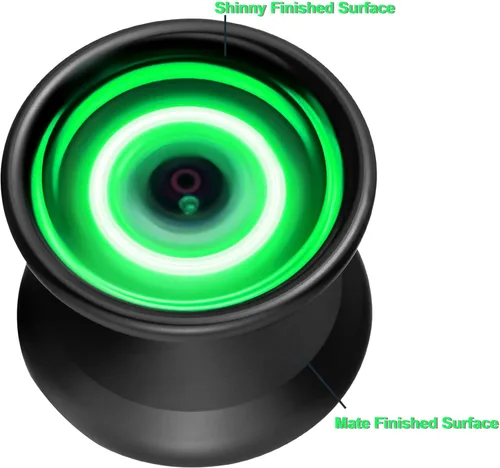 Miniatura 5 de Yoyo iluminado con batería extra, MAGICYOYO Y02 Aurora Yoyo profesional que no responde con guante Yoyo, bolsa Yoyo, 12 cuerdas Yoyo, luz verde