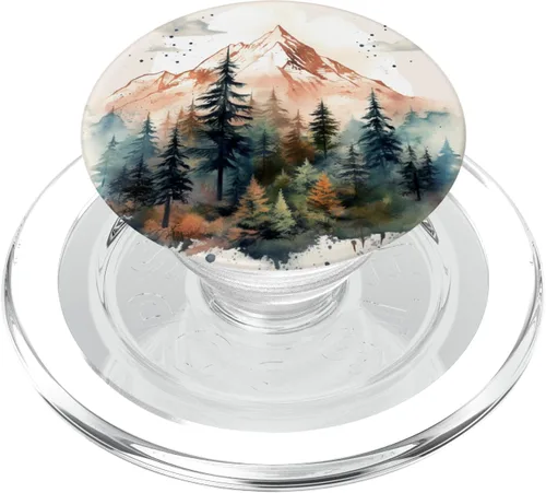 Miniatura 8 de Forest Lover Outdoor Nature Forest Ranger PopSockets PopGrip estándar