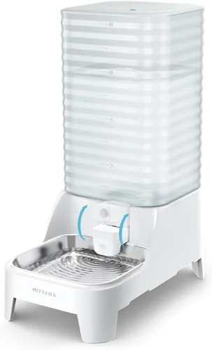 Miniatura 10 de Dispensador automático de agua para perros con grifo patentado, dispensador de agua para gatos de gran gravedad de 6 litros con asa, filtro y base