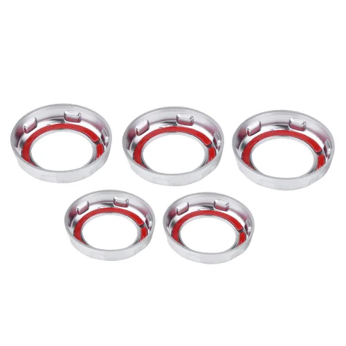 Miniatura 6 de Acouto 5 Uds. Cubierta de anillo para interruptor de aire acondicionado lateral interior para Discovery 4 LR4 2009-2016 para deporte 2010-2013