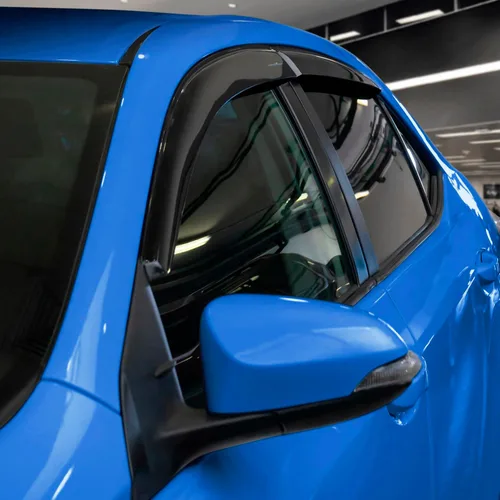 Miniatura 5 de Goodyear - Deflectores de ventana inastillables para Toyota Corolla 2014-2019 Sedan, protectores de lluvia con cinta adhesiva, viseras de ventana