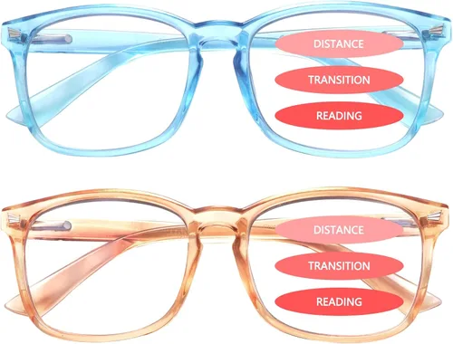 Miniatura 8 de SIGVAN Progressive Multifocal Computer Glasses Women Men Blue Light Blocking Reading Glasses Spring Hinge Readers