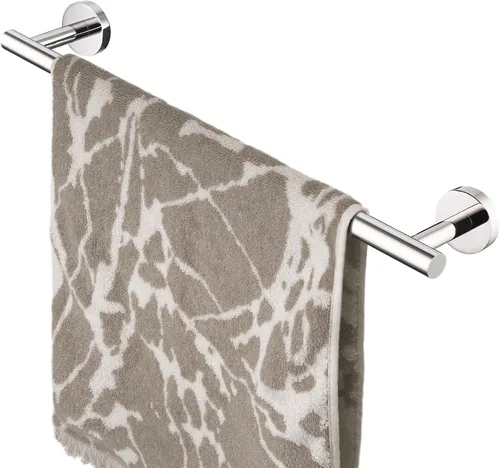 Miniatura 8 de HITSLAM Toallero de baño de acero inoxidable SUS304 de níquel cepillado de 24 pulgadas para montaje en pared, moderno soporte de toalla de baño