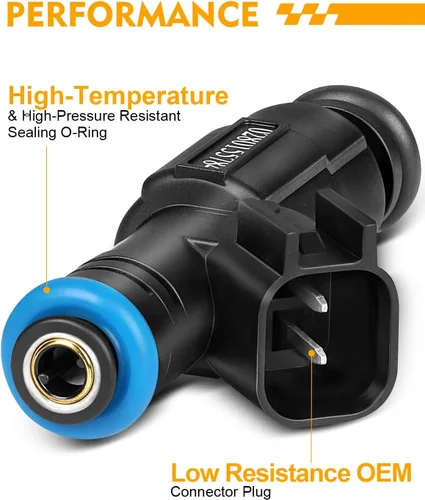Miniatura 3 de 0280155784 Inyectores de combustible 4.0L 5.2L para: Jeep 1999-2004 Grand Cherokee Wrangler 1999-2001 Cherokee, para:-Dodge Para:-Ram 1500 2500 3500