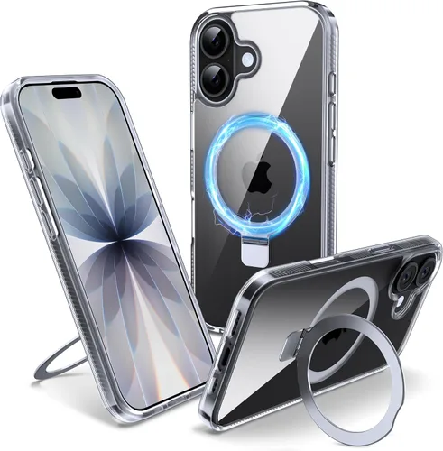 Miniatura 60 de Funda magnética para iPhone Air – [Soporte invisible integrado] [Compatible con MagSafe] [Protección contra caídas de grado militar] Cubierta