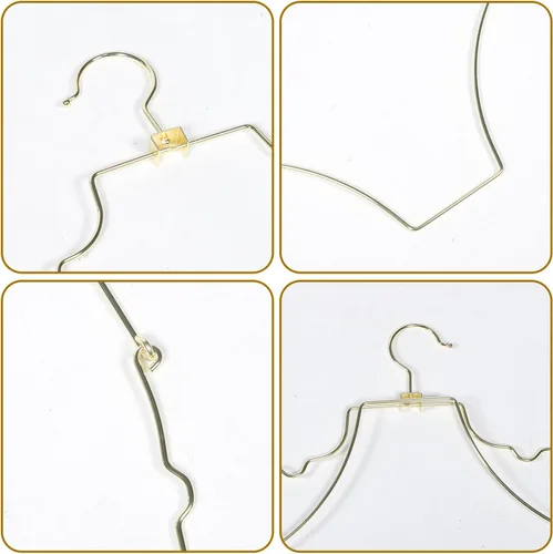 Miniatura 9 de Kichvoe Colgador de bikini con forma de cuerpo de alambre de metal para lencería de traje de baño, colgador de traje de baño, colgador de bikini