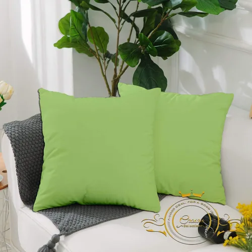 Miniatura 50 de Crown Collection Juego de 2 fundas de almohada estándar de 20 x 26 pulgadas, hipoalergénicas de 600 hilos, 100% algodón egipcio, fundas de almohada