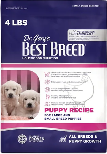 Miniatura 10 de Dr. Gary's Best Breed Puppy Recipe - Alimento para cachorros formulado por veterinarios con DHA y EPA, pollo y pescado, todas las razas