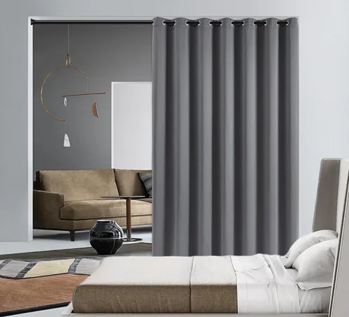 Miniatura 124 de PI Cortinas opacas para dormitorio, tratamiento de ventana con aislamiento térmico de anillo superior, cortinas oscurecedoras de habitación