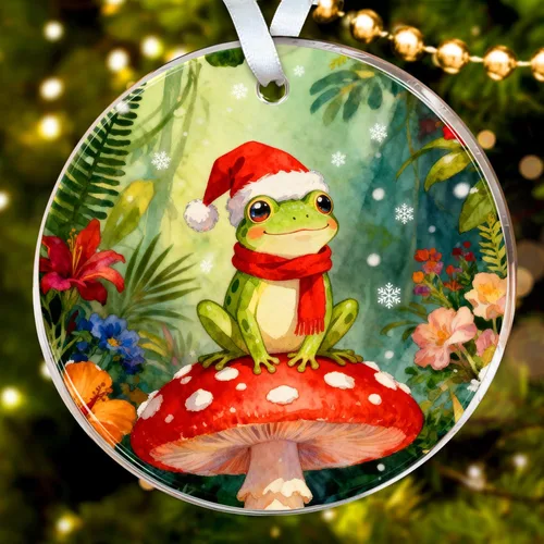 Miniatura 11 de HEXMOZ Adornos de Oso para Árbol de Navidad - Regalos de Osos para Mujeres, Hombres, Amantes de los Osos - Adorno de Navidad de Osos, Ideas