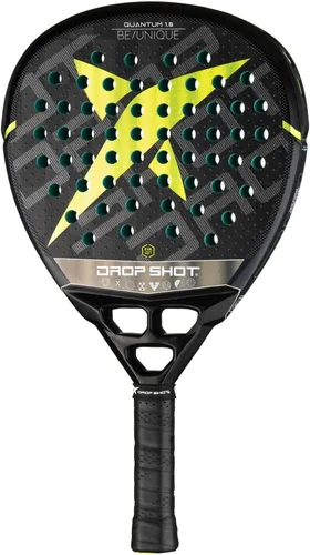Miniatura 7 de Drop Shot DP304020 Pala de pádel BE Línea Única [Quantum 1.0] Formato Diamante Grosor 1.5 pulgadas (1.496 in) 24K Rectángulo Cara Carbono