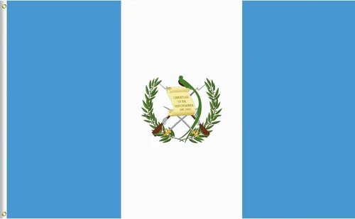 Bandera de Guatemala de 10 x 15 pies, 118.1 x 177.2 in, bandera de Guatemala de gran tamaño, poliéster para exteriores, color vivo, a prueba de