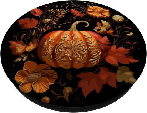 Miniatura 2 de Calabazas de Acción de Gracias PopSockets de otoño PopGrip estándar