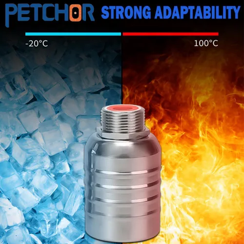 Miniatura 4 de Válvula de flotador de acero inoxidable 304 totalmente automática con control de nivel de agua, válvula de cierre automático de agua, válvula