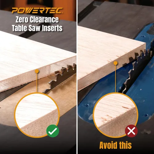 Miniatura 5 de POWERTEC Table Saw Insert Compatible with Cast Iron Table Saw