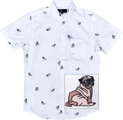Miniatura 50 de Molokai Surf - Camisas hawaianas de manga corta con botones y corte ajustado