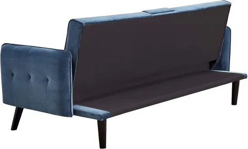 Miniatura 5 de Container Furniture Direct Sofá cama Cricklade, azul