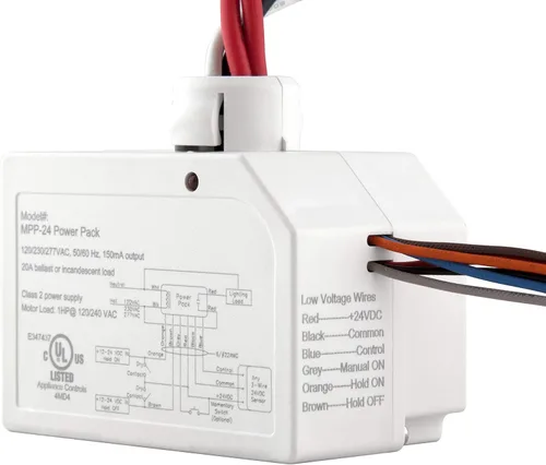 Miniatura 8 de Enerlites Sensor de techo PIR MPC-52V, sensor de ocupación de techo, sensor de luz de techo, sensor de ocupación, grado comercial FOV de 360 grados