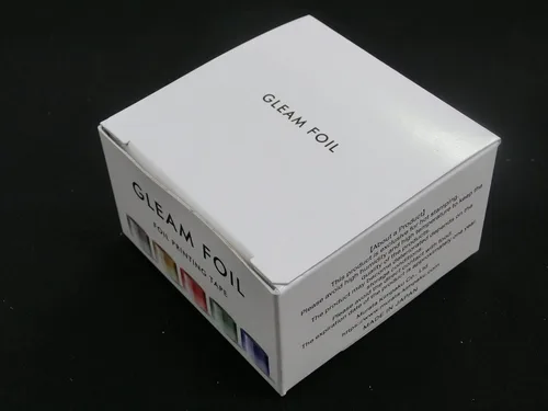 Miniatura 6 de GLEAM FOIL Lámina holográfica para máquinas de estampado en caliente. (El patrón de color es patrón de puntos holográficos).
