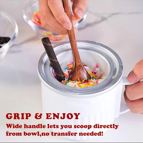 Miniatura 4 de Two Bowl - Accesorio para hacer helados para todos los mezcladores de pie KitchenAid, hace helado casero, gelato, sorbete, yogur congelado