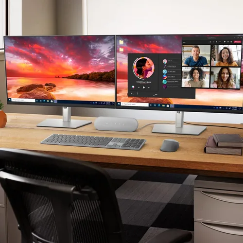 Miniatura 5 de Dell Altavoz Pro con cable - SP325 - USB-C, certificado Zoom/Microsoft Teams, 4 micrófonos omnidireccionales, micrófonos de cancelación de ruido