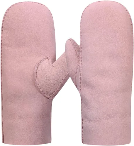 Harssidanzar Guantes de invierno para mujer, guantes de piel de oveja de oveja genuina KL026US
