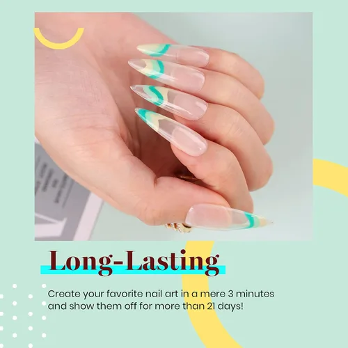 Miniatura 100 de Beetles - Esmalte de uñas de gel marrón – 0.5 onzas líquidas de esmalte de gel marrón oscuro, lámpara LED UV para uñas, regalo de manicura para I