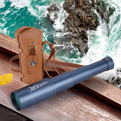 Miniatura 6 de Telescopio monocular de 25 x 50, monoculares para adultos de alta potencia: zoom compacto HD para hombres, regalos geniales con prisma BAK4 y lente