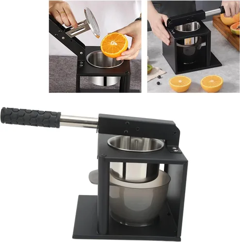 Miniatura 3 de TOPINCN Exprimidor manual de prensa - Exprimidor de limón de granada, máquina de frutas WI, máquina de sandía, palanca, acero inoxidable 304