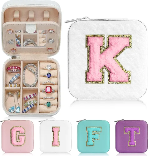 Parima Regalos del día de San Valentín para mujeres y ella, joyero personalizado para mujeres, regalos de cumpleaños para madre, regalo de viaje