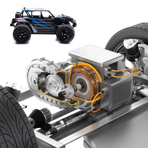 Miniatura 6 de uxcell Juego de engranajes de piñón 32P eje de 0.197 in 19T 20T 21T 22T engranajes de motor engranajes de piñón de acero endurecido con acoplador