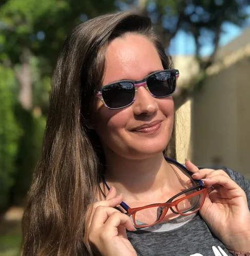 Miniatura 7 de Calabria Magz Greenwich - Gafas de lectura magnéticas con luz azul Tortuga Habana Marrón Oro
